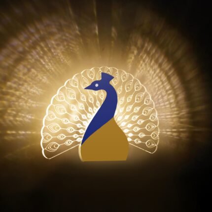 Peacock Wall Light